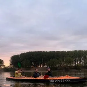 Вечерний сплав на байдарках по Днестру 18