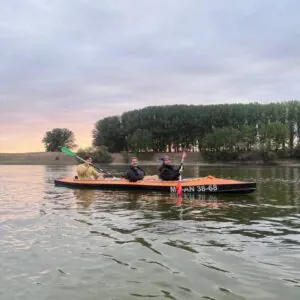 Вечерний сплав на байдарках по Днестру 20