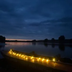 Вечерний сплав на байдарках по Днестру 8