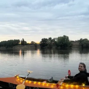 Вечерний сплав на байдарках по Днестру 12