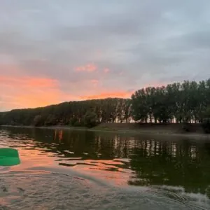 Вечерний сплав на байдарках по Днестру 13